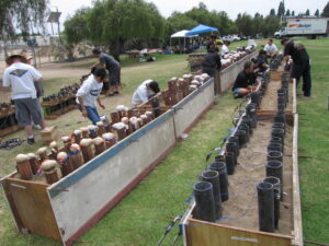 fireworks show setup