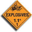 1.1 explosives