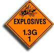 1.3 explosives