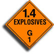 1.4 explosives