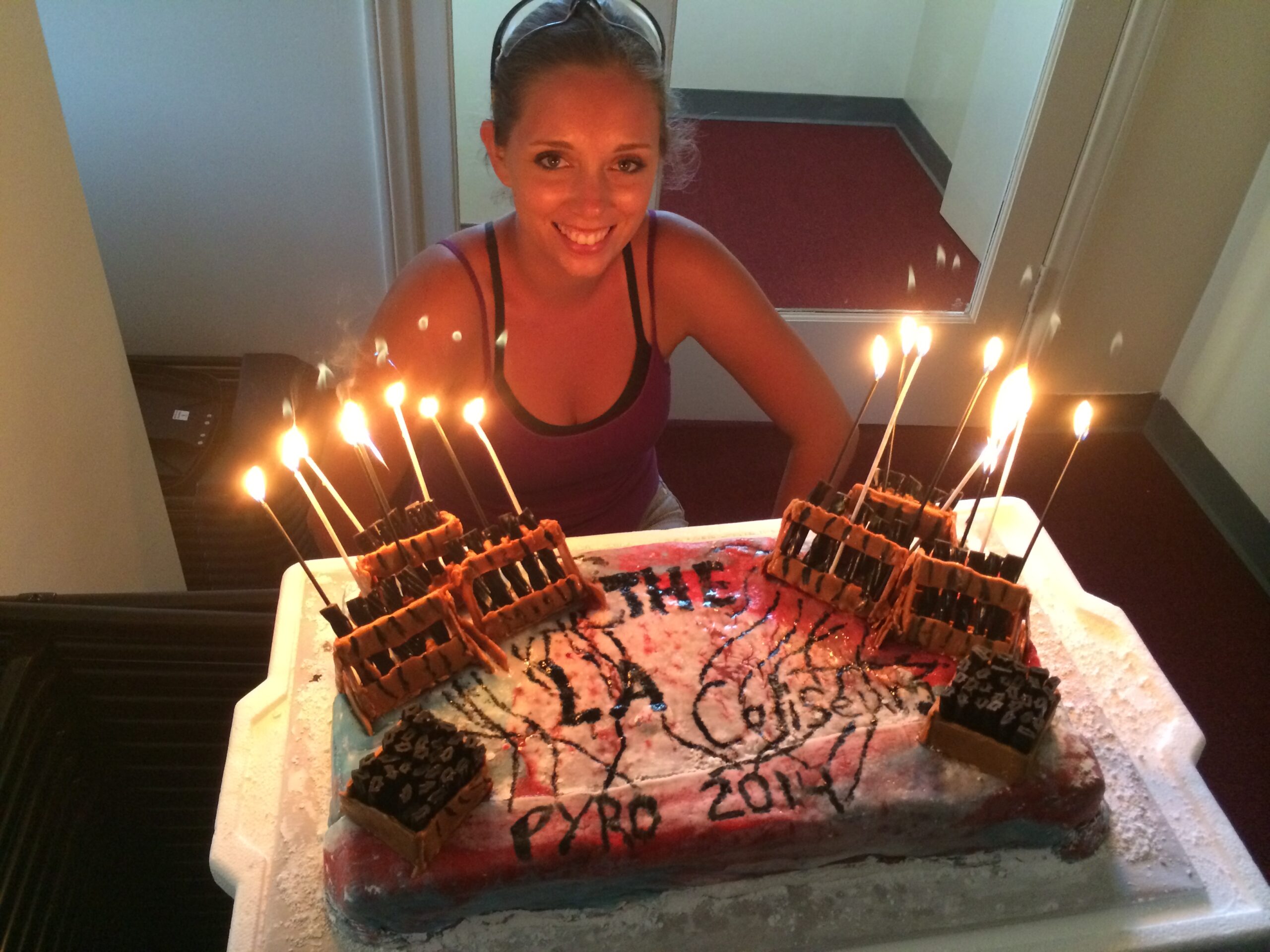 haley pyro girl cake