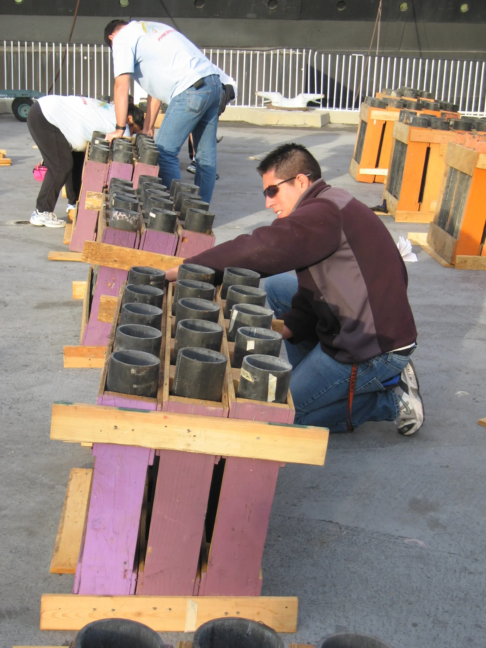 Building Fireworks Racks