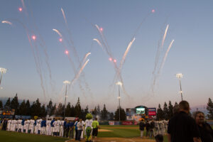 Rancho cucamonga quakes loan mart field fireworks